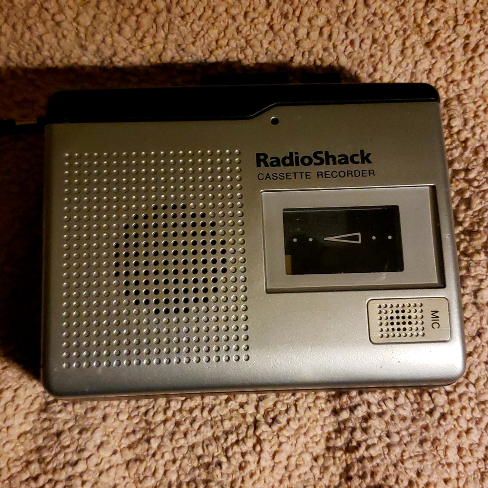 Vintage Radio Shack Cassette Player/ Recorder